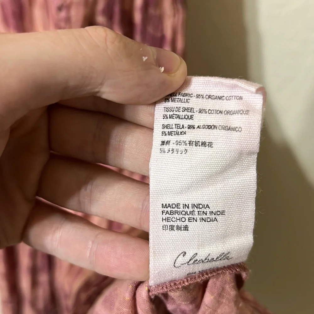 Cleobella | Ashlyn Batik Print Tie Front Midi Dress XS - Picture 5 of 7